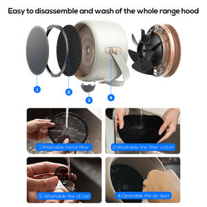 Hotte aspirante portable Dopapod G10, puissante, 5 vitesses, de bureau, faible bruit, avec bac de ré<span class=keywords><strong>cup</strong></span>ération d'huile - Product Image 5