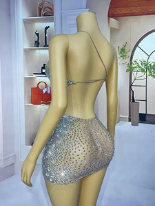 Novance Y4576 Nuevo Diseño 2025 Ropa de Boutique <span class=keywords><strong>Vestido</strong></span> de Cóctel <span class=keywords><strong>Corto</strong></span> Sexy para Mujer con Aplicaciones para <span class=keywords><strong>Fiesta</strong></span> de Cumpleaños y Discoteca - Product Image 6