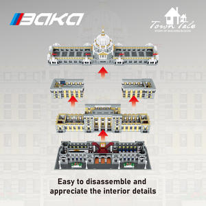 Baka Bank Building 33205, 10423 Piezas, Bloques de Construcción Educativos de Plástico, Modelo con Batería, para Mayores de 14 Años - Product Image 5