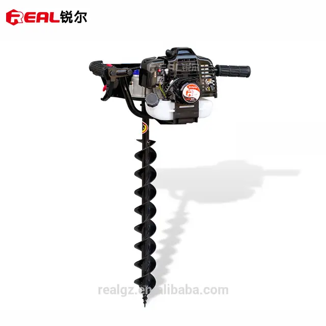 High Quality Hand Tree Planting Tools 2 Stroke Gasoline Earth Auger Hole Digger Machine
