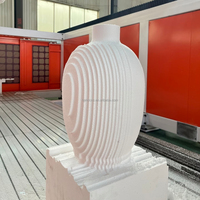 Machine de fraisage 3D à 5 axes pour gravure de statues en mousse, bateaux en mousse, moules en mousse EPS, découpe et sculpture CNC