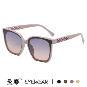 Lunettes de soleil carrées, monture en PC, verres polarisés TAC UV400, protection solaire pour femmes, classe 2 de transmission - Product Image 2