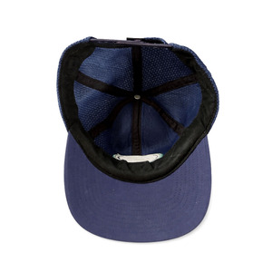 Casquette de baseball en maille double couche <span class=keywords><strong>bleu</strong></span> <span class=keywords><strong>marine</strong></span> avec logo personnalisé, unisexe, respirante, réglable, pour le sport et les activités de plein air - Product Image 2