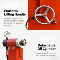 Machine à riveter les plaquettes de frein horizontales robustes, haute précision et efficacité pour les ateliers de réparation de camions, bus et remorques