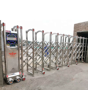 Porte de sécurité rétractable automatique en acier inoxydable Shengshichanglong pour usage industriel, pour usines, écoles, hôpitaux, hôtels - Product Image 6