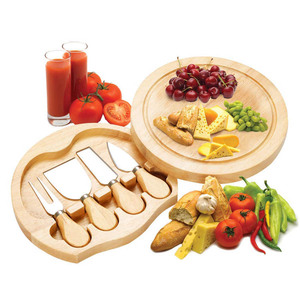 <b>Cheese</b> <b>knife</b> <b>set</b> (4 pieces): cake fork, <b>cheese</b> spatula, butter <b>knife</b>, pizza spatula, metal and wooden handle <b>set</b>, supplied by - Product Image 2