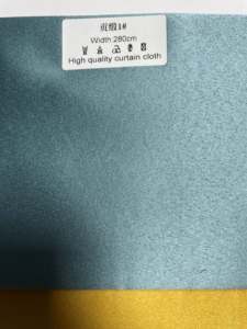 Tissu de <span class=keywords><strong>rideau</strong></span> occultant personnalisé de qualité supérieure, toucher doux, textile en polyester pour les rideaux de salon et de chambre à coucher - Product Image 4