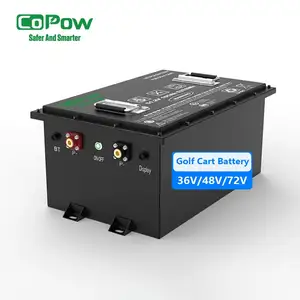 Groothandel Aangepaste Golfkar Batterij 36V 48V 100ah 72V Lifepo4 Batterij 36V 105ah Golfkar Lifepo4 Batterij