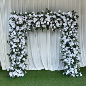 Y-HOA036 Arco de Flores para Boda al por Mayor, Decoración de Fondo con Flores de Seda, Arreglo Floral para Boda, Decoración de Arco con Flores Artificiales - Product Image 6