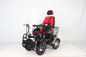 Silla de Ruedas Todoterreno de Cuatro Ruedas con Dos Manijas, Totalmente Automática, Vehículo de Transporte Inteligente para Personas Mayores - Product Image 2