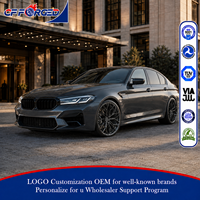 Jantes forgées monobloc personnalisées en satin noir de qualité supérieure, à rayons en Y, 5x112, pour BMW M5 F90 G90 Competition Sedan