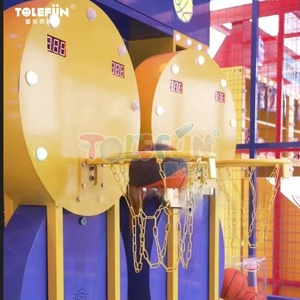 Tolefun Fun Times Indoor/Beach Side Carnival Games Wooden Bank-A-Ball Baloncesto Metal Ring Toss Midway Games State Fair - Product Image 3