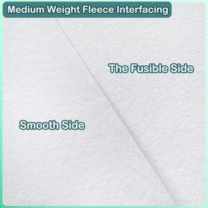 Interfaz de vellón fusible de peso pesado 11,8 pulgadas X 11 yardas de vellón fusible <span class=keywords><strong>para</strong></span> coser, bolsos, costura, acolchado - Product Image 2