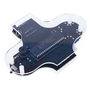 Kit électronique DIY Snake Plane Racing, jeu classique amusant, projet de soudure, pratique, luminosité de <span class=keywords><strong>l</strong></span>'écran réglable - Product Image 2