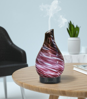 Vente en gros 100ml Ultrasonic 3D LED Light Glass Aroma Diffuseur d'huiles essentielles 1 an Dropshipping Prix du produit pour usage domestique