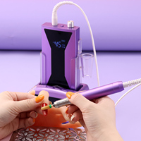 Perceuse à ongles sans balais en alliage d'aluminium 45000RPM PRO MAX Power Upgrade Drill Pen Handpiece