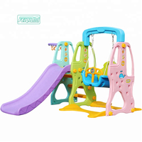 China Games Plastic Kids Baby Glijbaan En Schommel Peuter Speelgoed Voor Kind
