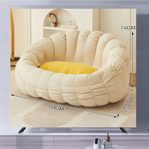 Siège unique paresseux canapé inclinable chaise en <span class=keywords><strong>tissu</strong></span> pour la maison <span class=keywords><strong>Internet</strong></span> célébrité dortoir petite chambre <span class=keywords><strong>pas</strong></span> <span class=keywords><strong>cher</strong></span> - Product Image 5