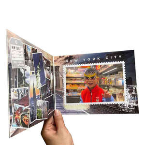 Tùy chỉnh lật mở New York Thành Phố Giấy gấp thư mục ảnh cuốn sách 4x6, lưu niệm nhiếp ảnh Las Vegas khung ảnh - Product Image 2