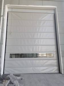 Porte roulante à empilage rapide en PVC moderne <span class=keywords><strong>RENPU</strong></span>, isolation thermique, utilisation commerciale, entrepôt, atelier, stockage frigorifique - Product Image 4