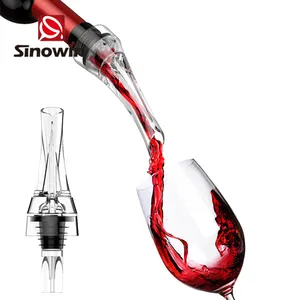 Red Wine bottle Aerator Filter, Magic Decanter Quick Aerator, Wine Hopper Filter Set with logo