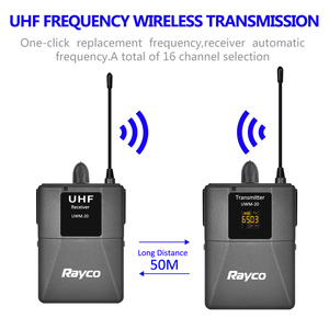 Hot bán không dây ve áo condenser microphone cho cuộc phỏng vấn ghi âm với DSLR máy ảnh - Product Image 2