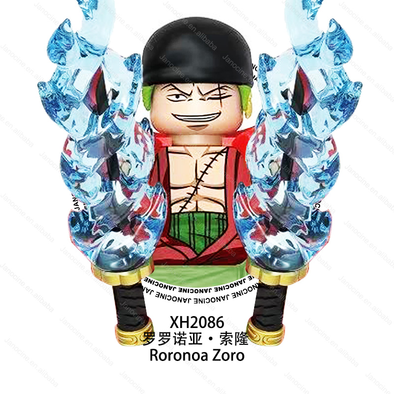 X0358 X0359 Mini One Pieces Monkey Luffy Roronoa Nami Sanji
