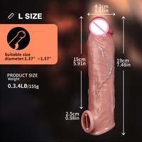 Fernbedienungsfähiger Langer Penis Großer Realistischer Teleskop-Dildo Vibrator mit Stoß- und Heizfunktion für Frauen - LM-CT831