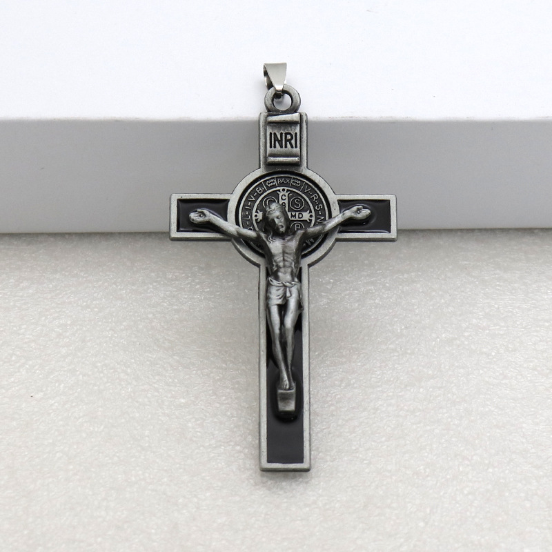 Pendentif pistolet noir-noir