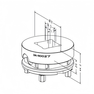 Système de serrage à <span class=keywords><strong>point</strong></span> zéro <span class=keywords><strong>AMF</strong></span> 3A-110008, 2 centres de serrage, 20 kg, pneumatique, pour centre d'usinage CNC - Product Image 4