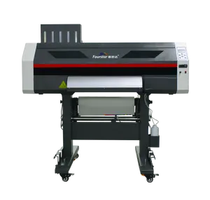 Mesin printer digital kualitas tinggi, kepala cetak i3200 ganda lebar 60cm untuk toko garmen