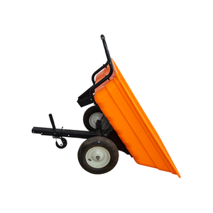 Chariot à benne basculante robuste, chariot utilitaire, remorque de jardin ATV, brouette à deux roues - Product Image 4