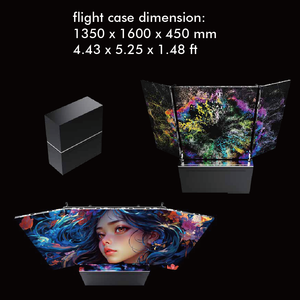 Téléviseur tout-en-un Cob de 135 pouces, écran LED mobile pliable à levage automatique, haute définition, écran intérieur étanche, tactile - Product Image 5