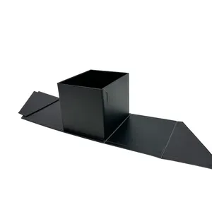 Большая Белая магнитная Подарочная коробка для ювелирных изделий, 6x6x3 дюймов