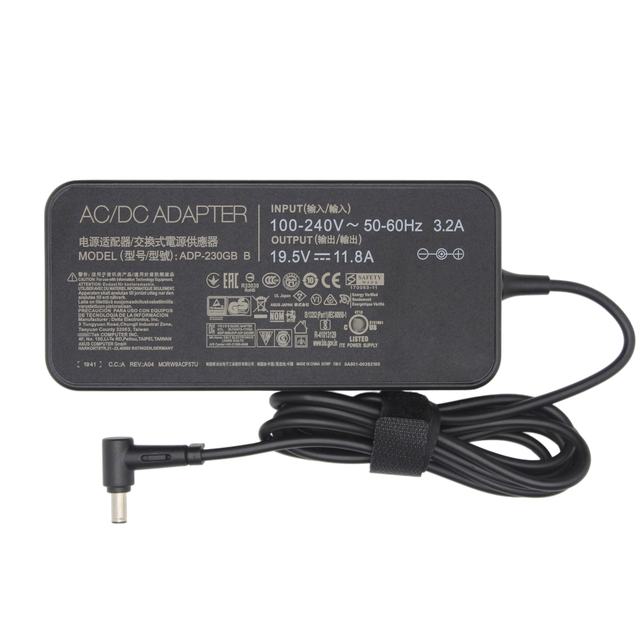 19.5V 11.8A 230W 6.0*3.7mm ADP-230GB B AC Charger for Asus ROG Zephyrus S GX701GX ROG Strix Scar II GL704GM-DH74 Laptop
