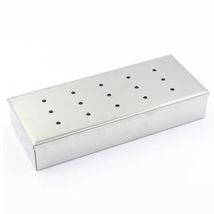 Boîte à fumée pour <span class=keywords><strong>Barbecue</strong></span>, en acier inoxydable, fumeur pour BBQ à gaz et grill - Product Image 1