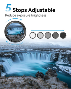 Filtre polarisant circulaire (CPL) <span class=keywords><strong>APEXEL</strong></span> 67 mm - Multi-couches, design fin pour la polarisation des objectifs d'appareil photo reflex numérique et de téléphones mobiles - Product Image 2