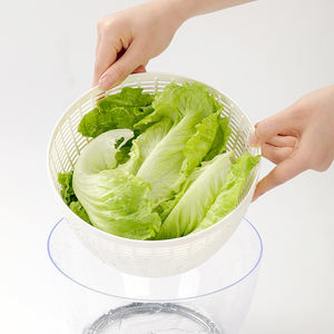 Essoreuse à salade en plastique alimentée par piles pour fruits et légumes, outils de préparation de salades, écologique - Product Image 5