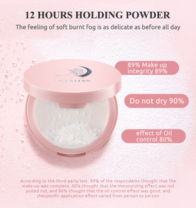 Fabricant de cosmétiques personnalisé avec votre logo <span class=keywords><strong>Poudre</strong></span> <span class=keywords><strong>libre</strong></span> de haute qualité 8g <span class=keywords><strong>Poudre</strong></span> de maquillage blanche <span class=keywords><strong>transparente</strong></span> pour toutes les peaux - Product Image 3