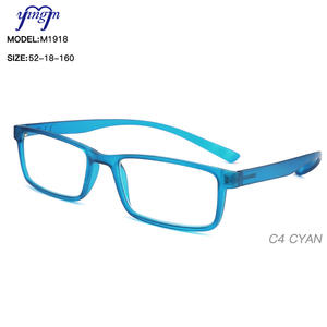 Lunettes de <span class=keywords><strong>lecture</strong></span> M1918 personnalisées <span class=keywords><strong>pour</strong></span> femme avec monture PC et branches TR90, style vintage rétro, finition mate, cordon de cou, couleur rouge - Product Image 3