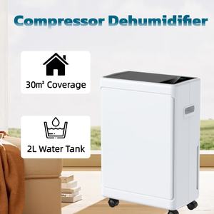 Venta al por mayor <span class=keywords><strong>de</strong></span> bajo ruido 12L luz ambiental colorida deshumidificador comprimido con agua apagado automático completo para el hogar - Product Image 2