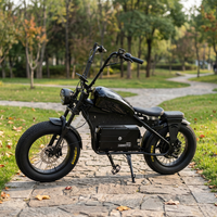 Scooter Eléctrico de Dos Ruedas de Aleación de Aluminio de 48V 1500W con Batería de Litio Extraíble de 60AH, Suspensión Completa y Alcance de 120 km