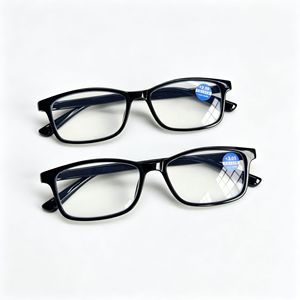 <span class=keywords><strong>Gafas</strong></span> <span class=keywords><strong>de</strong></span> Lectura con Lentes Transparentes Marrones Anti-Luz Azul, Ligeras, Portátiles y Económicas para Unisex, Aptas para Todas las Formas <span class=keywords><strong>de</strong></span> Rostro - Product Image 6
