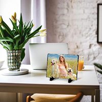 Ardoises de cadre photo personnalisées en gros Différentes formes d'ardoise carrée rectangulaire ébauches de sublimation en pierre
