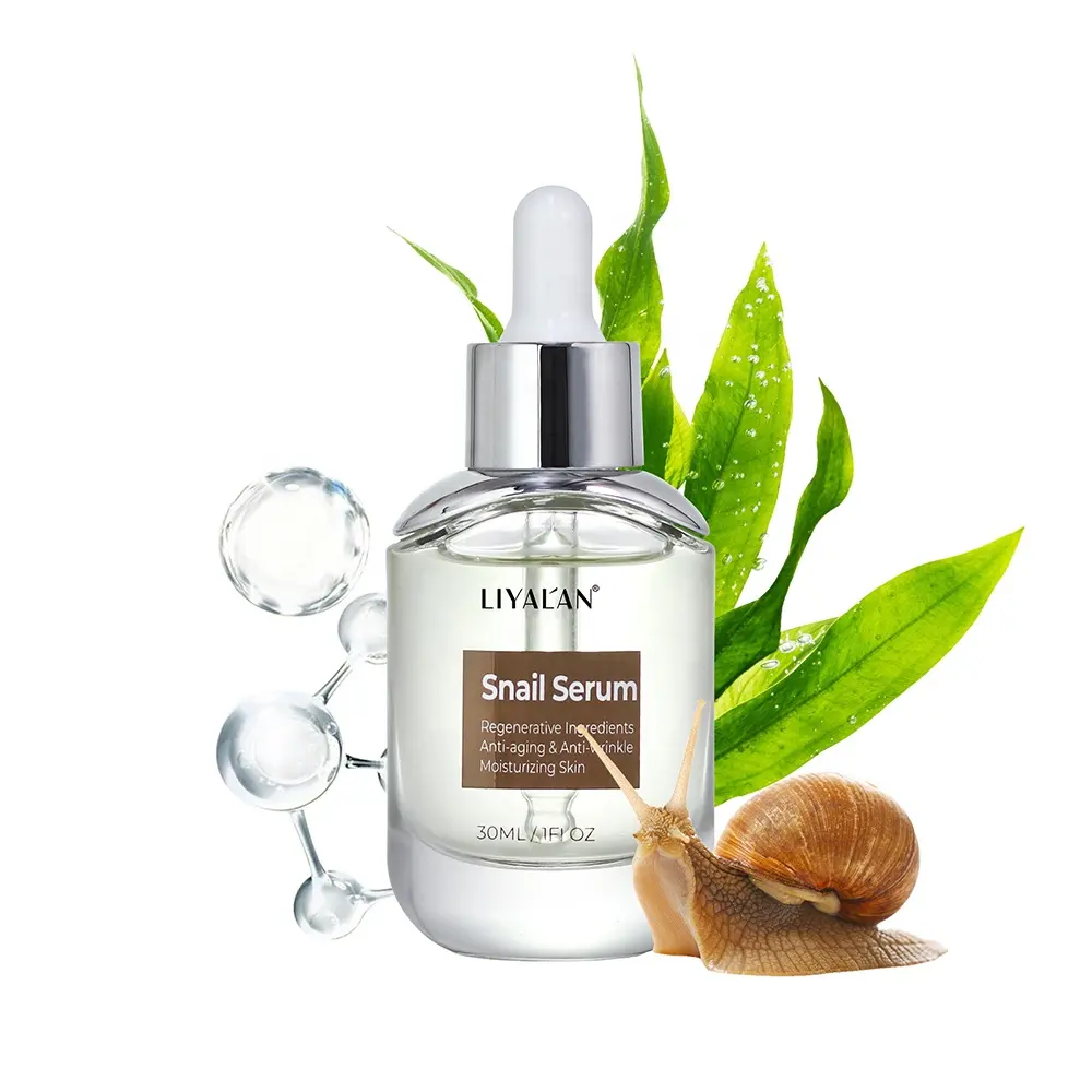 Private Label Skin Care Anti Aging 96% Snail Mucus Face Essence Collagen Snail Mucin Serum for Sensitive Skin