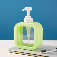 Bouteille de pompe de shampooing vide mat de 150ml 300ml