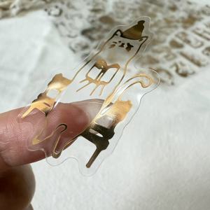 printing factory personalized gold rose color sheet <b>labeling</b> and <b>packaging</b> - Product Image 6