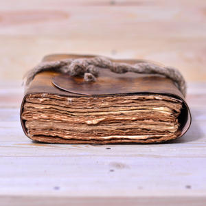 Handmade Leather <b>Journal</b> Notebook with Deckle Edge Paper Genuine Leather A5 Diary Vintage <b>Writing</b> Planner Travel Sketchbook - Product Image 4