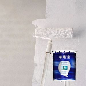 <span class=keywords><strong>Peinture</strong></span> murale liquide acrylique blanche haute couvrance Hualong Huashili 1K, émulsion intérieure prête à l'emploi à forte adhérence - Product Image 4