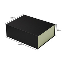 Boîte cadeau pliable écologique personnalisée avec couvercle magnétique rigide et aimant puissant pour vêtements, cosmétiques, bougies